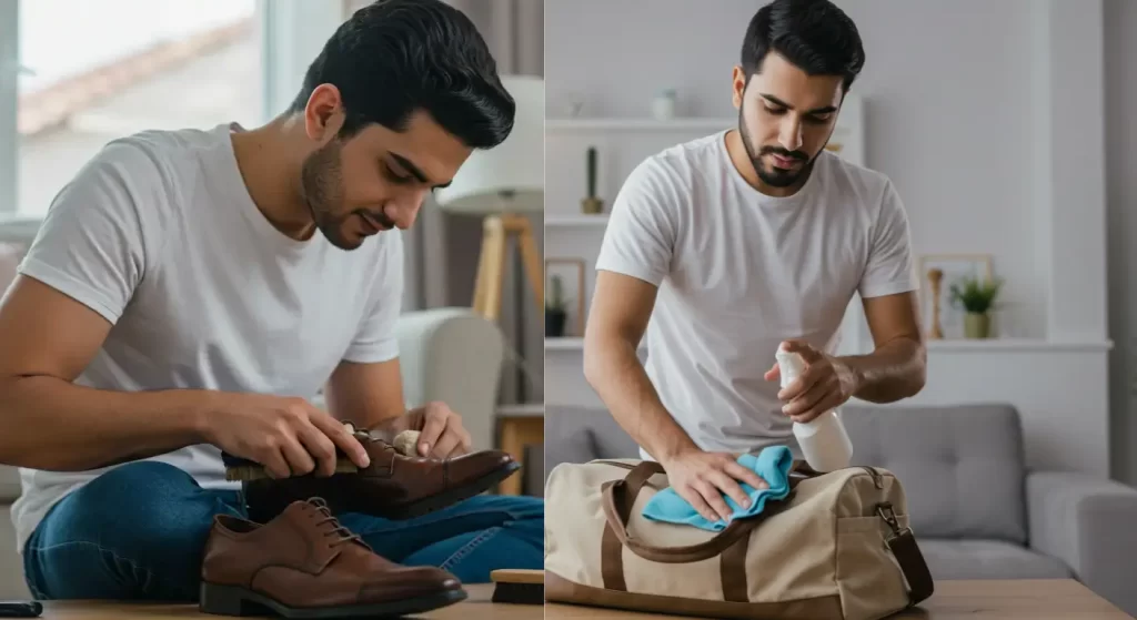 shoe and bag cleaning