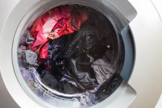 overloading the washing machine