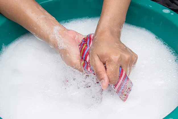 hand washing pashmina