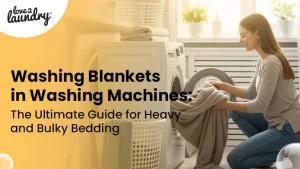 washing blankets in washing machine