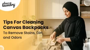 cleaning canvas backpacks