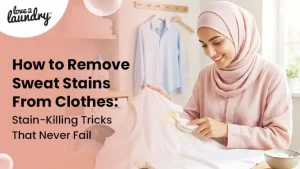 remove sweat stains from clothes