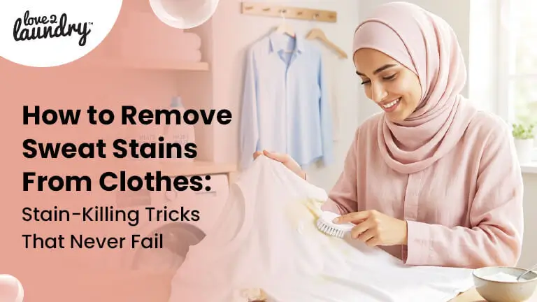 remove sweat stains from clothes